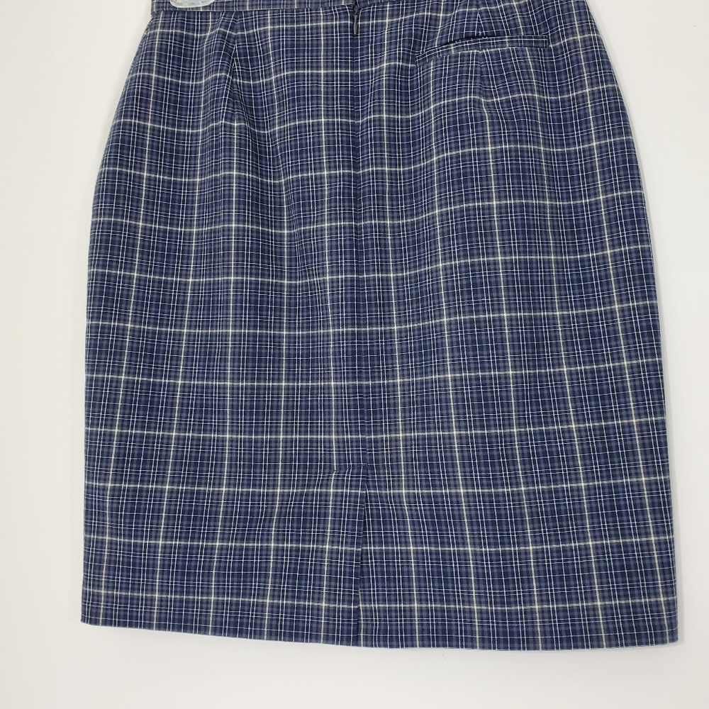 The Limited Stretch Plaid Skirt, Made in Italy, Size 6 - Picture 7 of 11